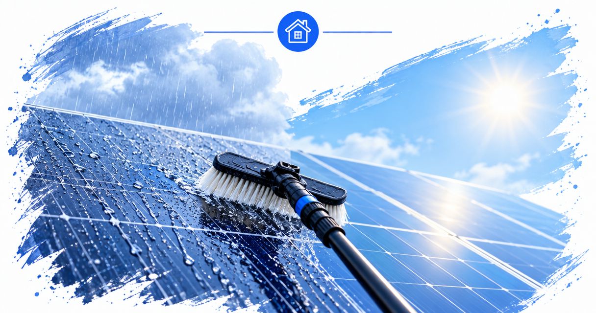 Does rain replace professional solar panel cleaning?
