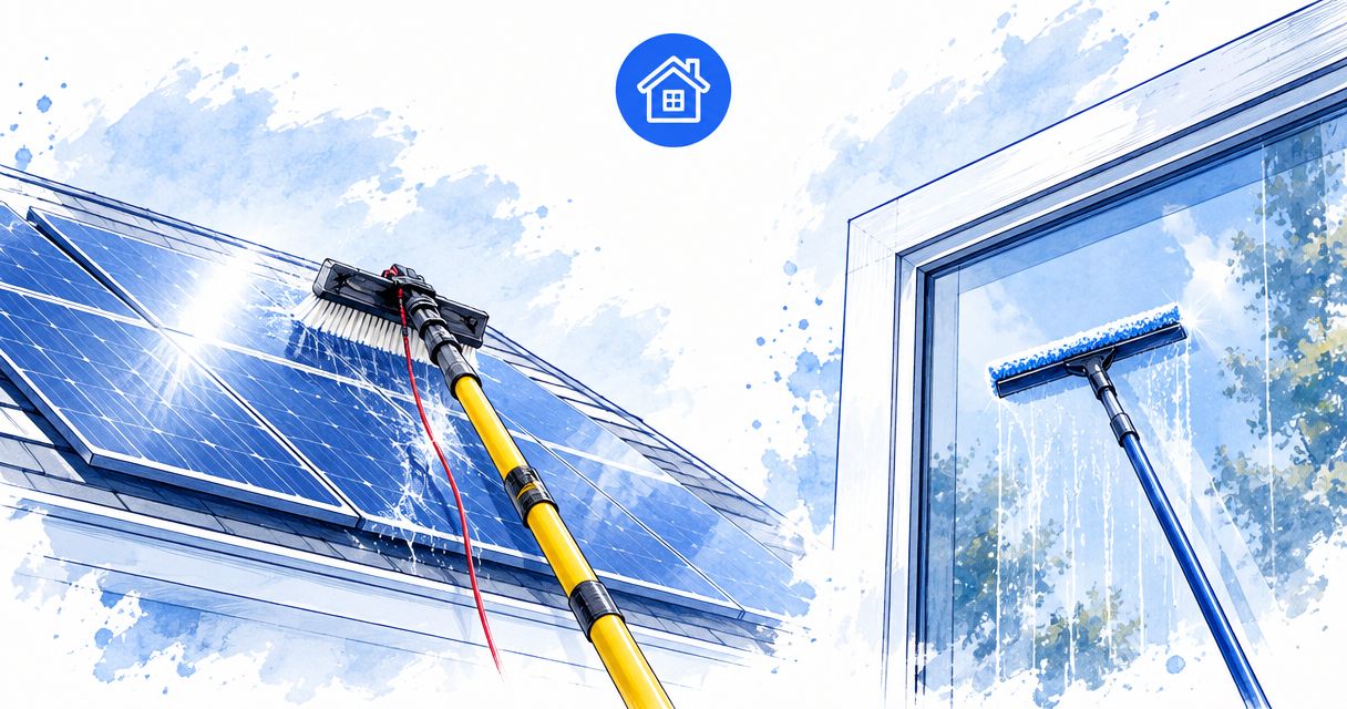 Can you book solar panel and window cleaning together?