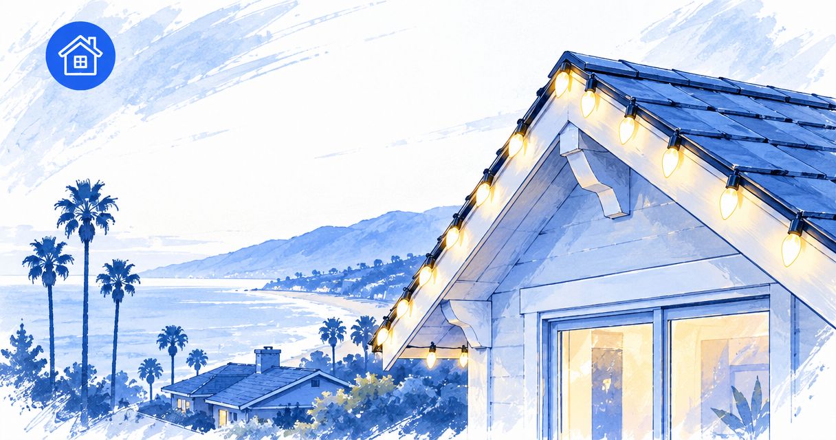 Best outdoor christmas light types for Ventura rooflines in 2026