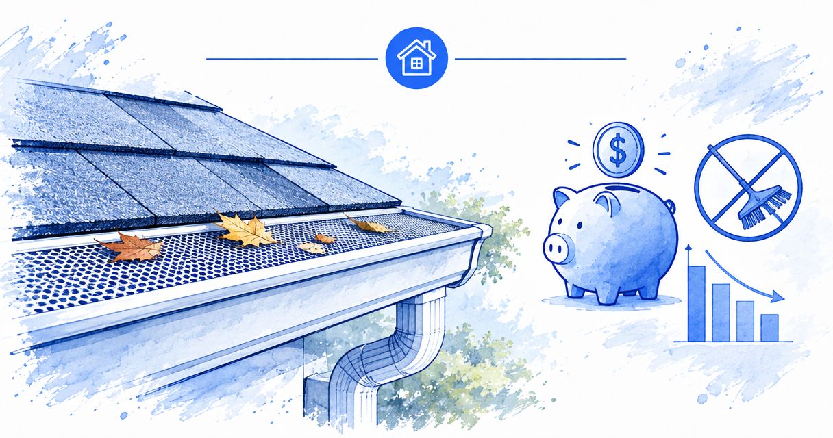 Do gutter guards eliminate gutter cleaning costs?